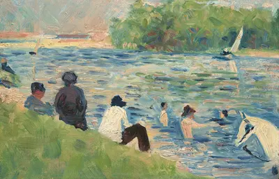 Bathers (Study for Bathers at Asnières) Georges Seurat